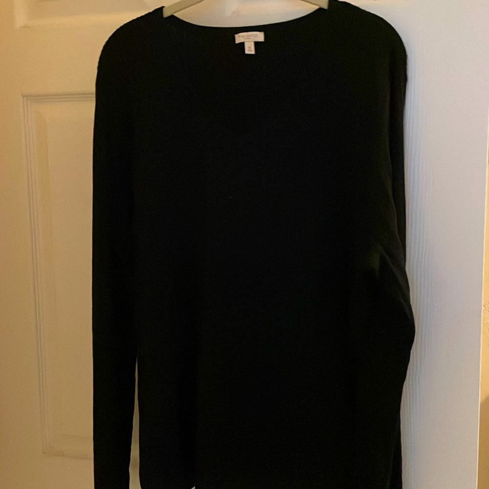 Talbots Pima Cotton Cable Knit V-Neck Long Sleeve Pullover Sweater - Size 3X